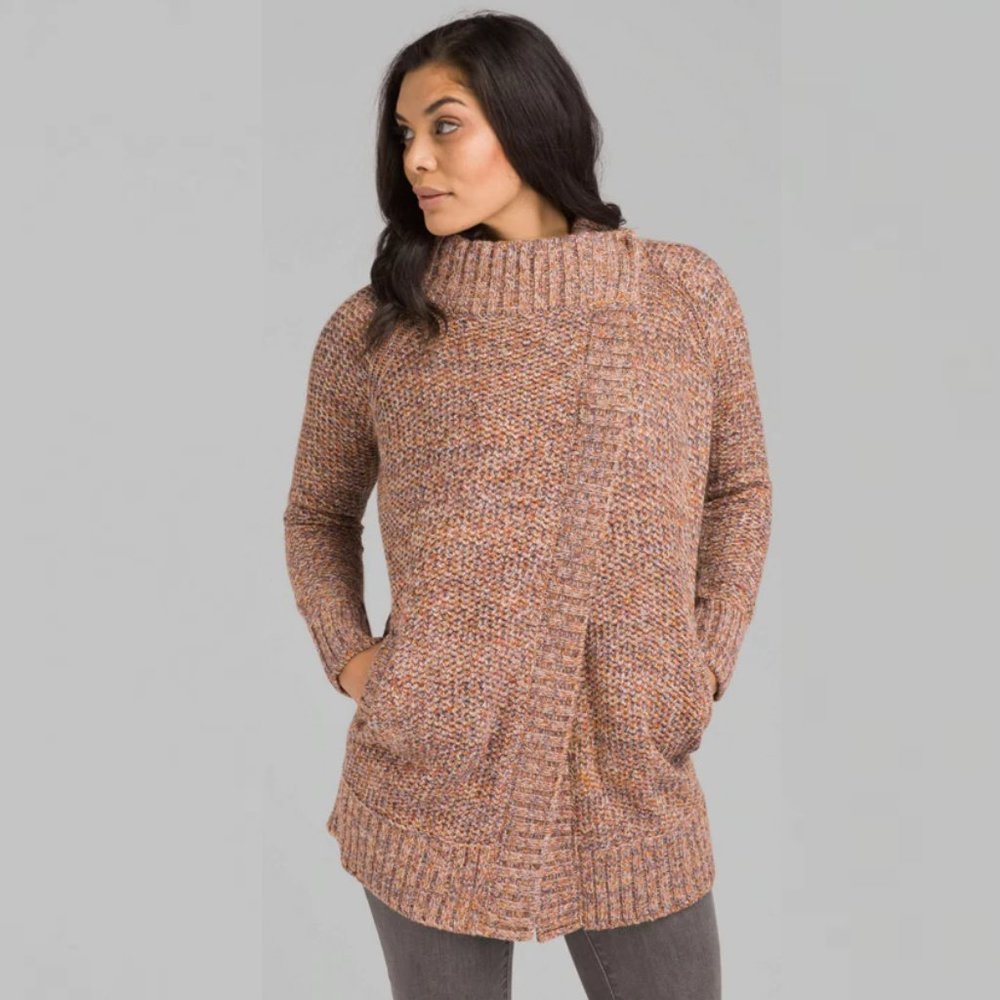 prAna Callisto Duster Cardigan Sweater - Light Mauve - XL